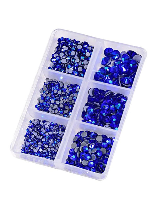 Sapphire AB - Box Set Glass Hotfix Rhinestones